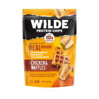 Wilde Protein Chips Chicken & Waffles flavor, 4oz bag, 12 pack