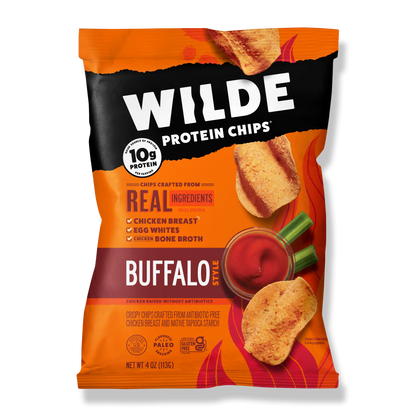 WILDE Buffalo Style Protein Chips - 4oz Bag