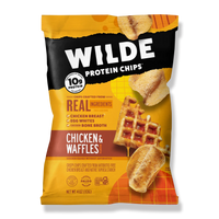 Wilde Protein Chips Chicken & Waffles flavor, 4oz bag, 12 pack 